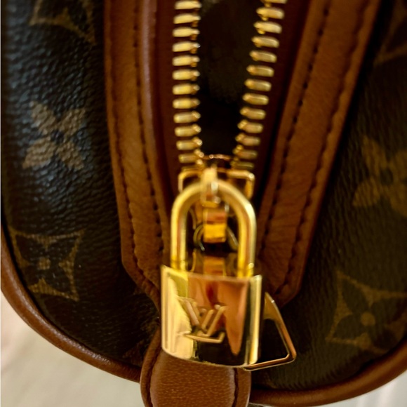 LOUIS VUITTON MAKES NOGRAM STRIPES MEDIUM BAG BORDEAUX - Picture 9 of 13